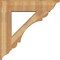 Ekena Millwork Olympic Traditional Rough Sawn Bracket, Western Red Cedar, 6"W x 32"D x 32"H BKT06X32X32OLY01RWR - alternate 3